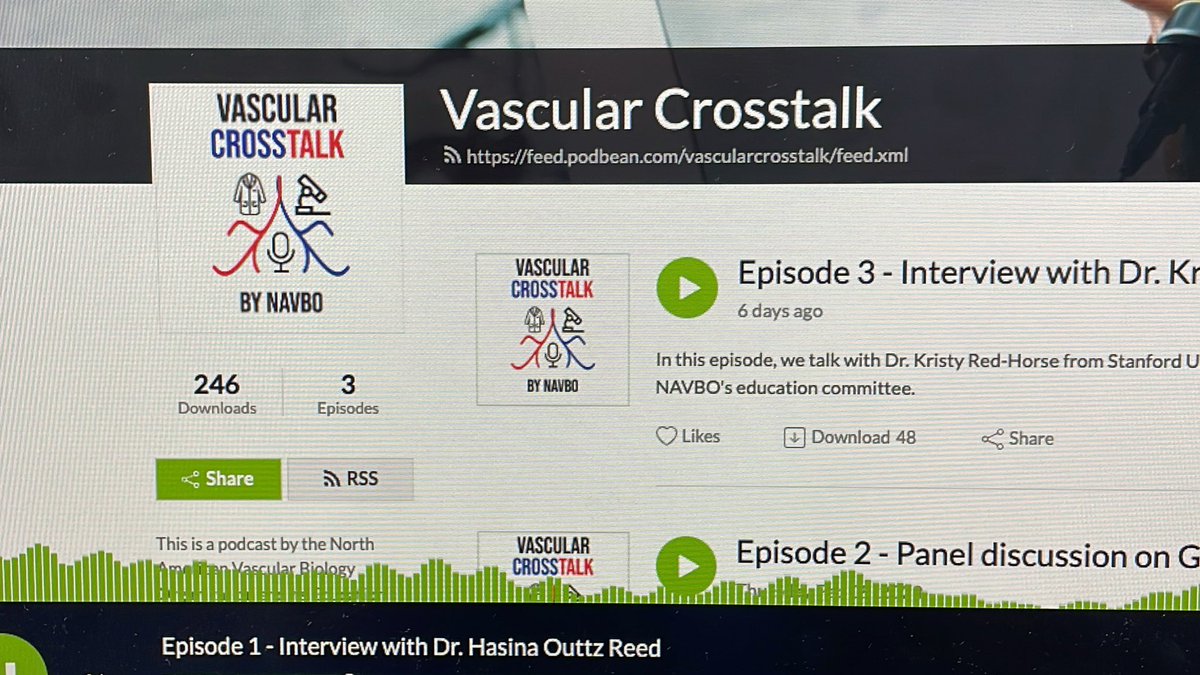 Giulia Germena (@giulia_germena) on Twitter photo Loving the <a href="/vascularbiology/">NAVBO</a> podcast !!!
Check their #vascularcrosstalk…
The interviews to <a href="/kristyredhorse/">Kristy Red Horse</a> and <a href="/HasinaOuttzReed/">Hasina Reed</a> are great!
#NAVBO Loving the <a href="/vascularbiology/">NAVBO</a> podcast !!!
Check their #vascularcrosstalk…
The interviews to <a href="/kristyredhorse/">Kristy Red Horse</a> and <a href="/HasinaOuttzReed/">Hasina Reed</a> are great!
#NAVBO