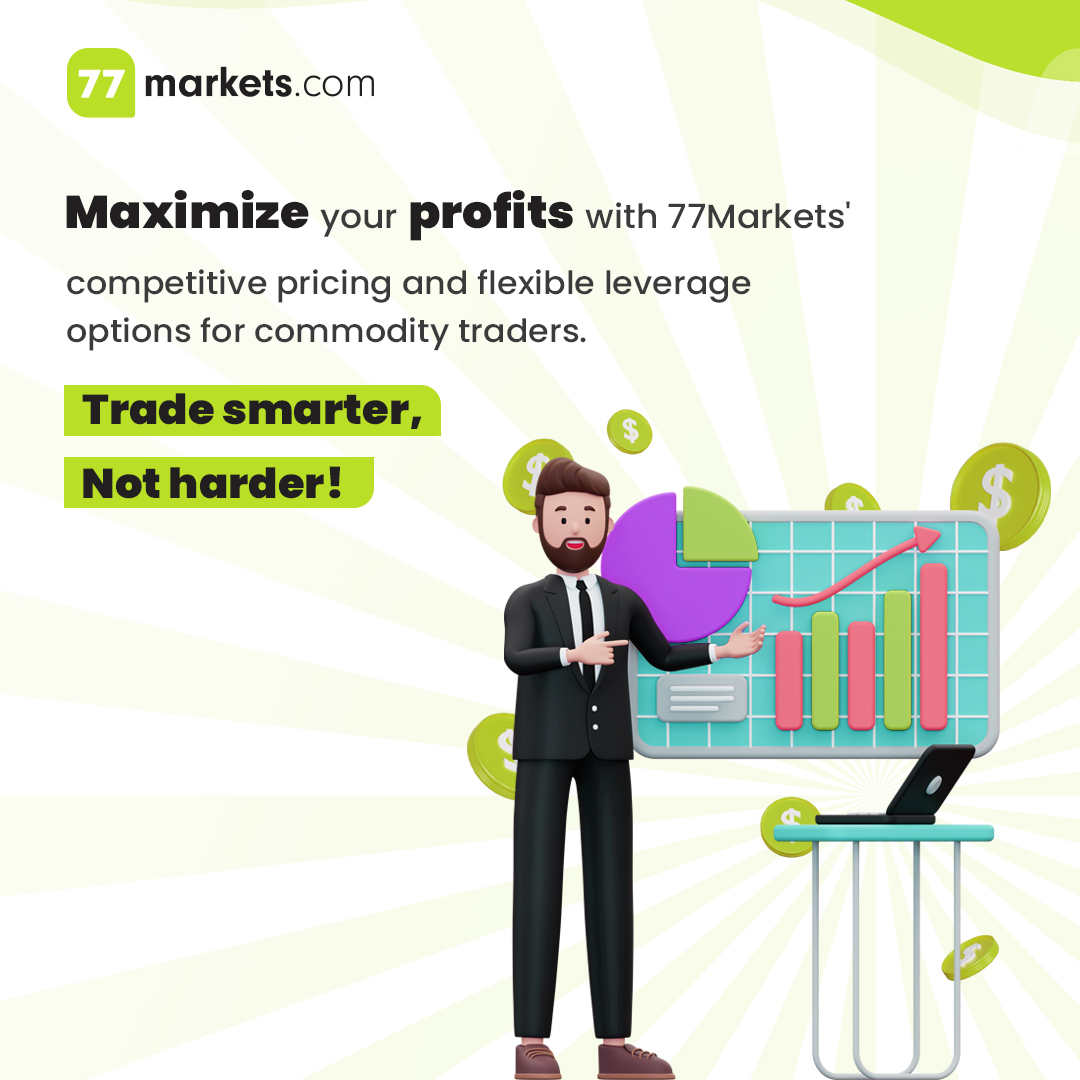 Don't settle for mediocre trading conditions. Choose 77Markets and take advantage of our competitive pricing and leverage options to elevate your commodity trading game. Start trading smarter today!#77Markets #commoditytrading #trading #leverage #competitivepricing #profits