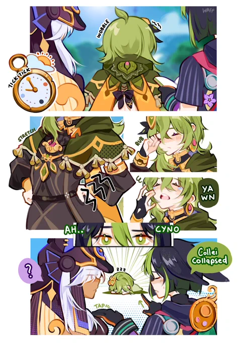 walk to mondstadt
mini comic pt 1/?

#原神 #GenshinImpact #cynonari #collei 
