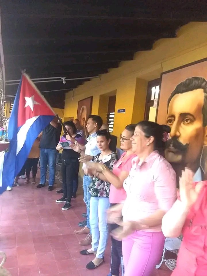 Matutino especial en la DME Sancti Spíritus en saludo al 15 de marzo de 1878 Protesta de Baraguà,hecho histórico que marcó pautas para la continuidad. Contamos con la presencia del Primer Secretario del Partido en el municipio y dos diputados a la Asamblea Nacional #YoVotoXTodos
