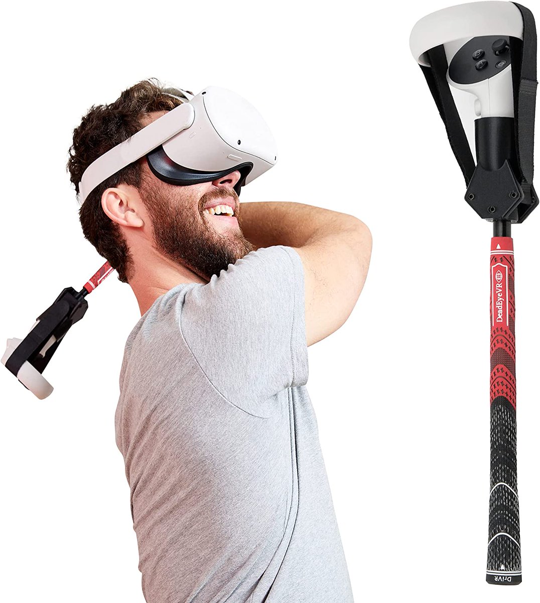 TechEdgeReview's tweet photo. The DeadEyeVR DriVR is a virtual reality (VR) golf club handle accessory designed to enhance the realism and immersion of golfing experiences in VR. The accessory is compatible with various VR systems, including Oculus Quest and Rift, HTC Vive, and

https://t.co/7Bl4c0ildg https://t.co/onTvokypZv