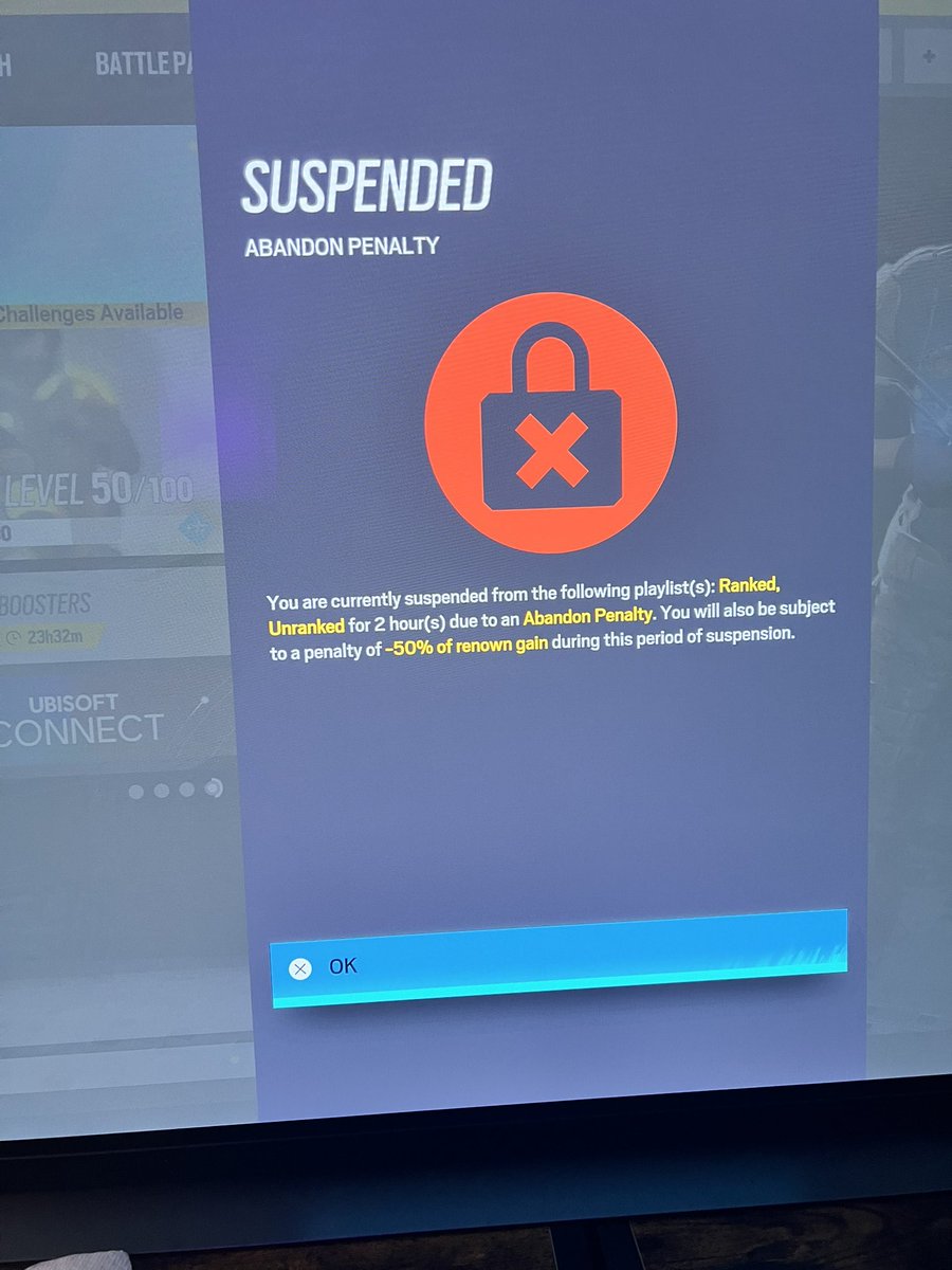 TalentedTruth's tweet photo. We get the servers stressed and banned. Have to love this game 😅 @UbisoftSupport https://t.co/dtARQVFLXp