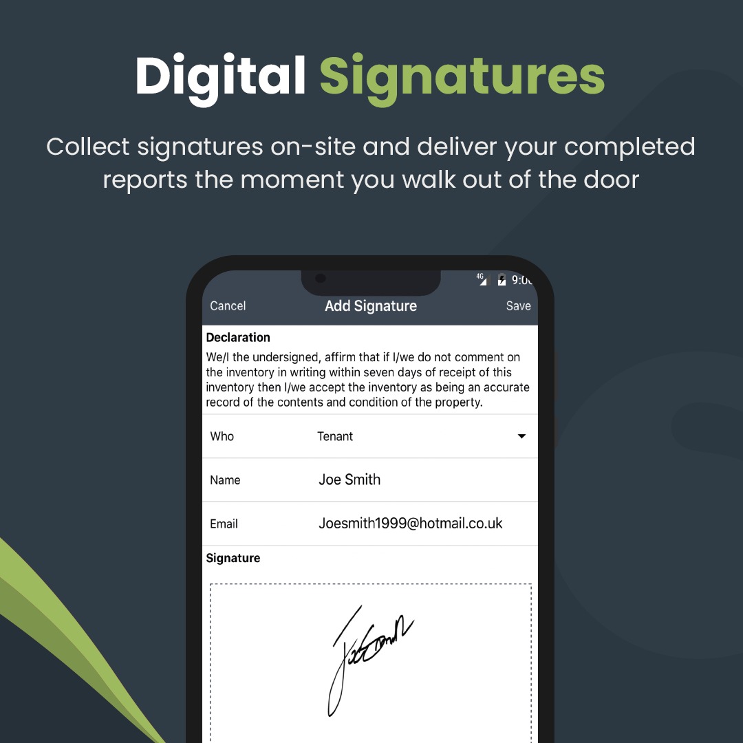 Save time in the field. Capture digital signatures on the go, anywhere and at any time, through the Property Inspect app.

Check out more powerful features here: propertyinspect.com/uk/features/

#PropertyInspection #HomeSurvey #PropertyManagement