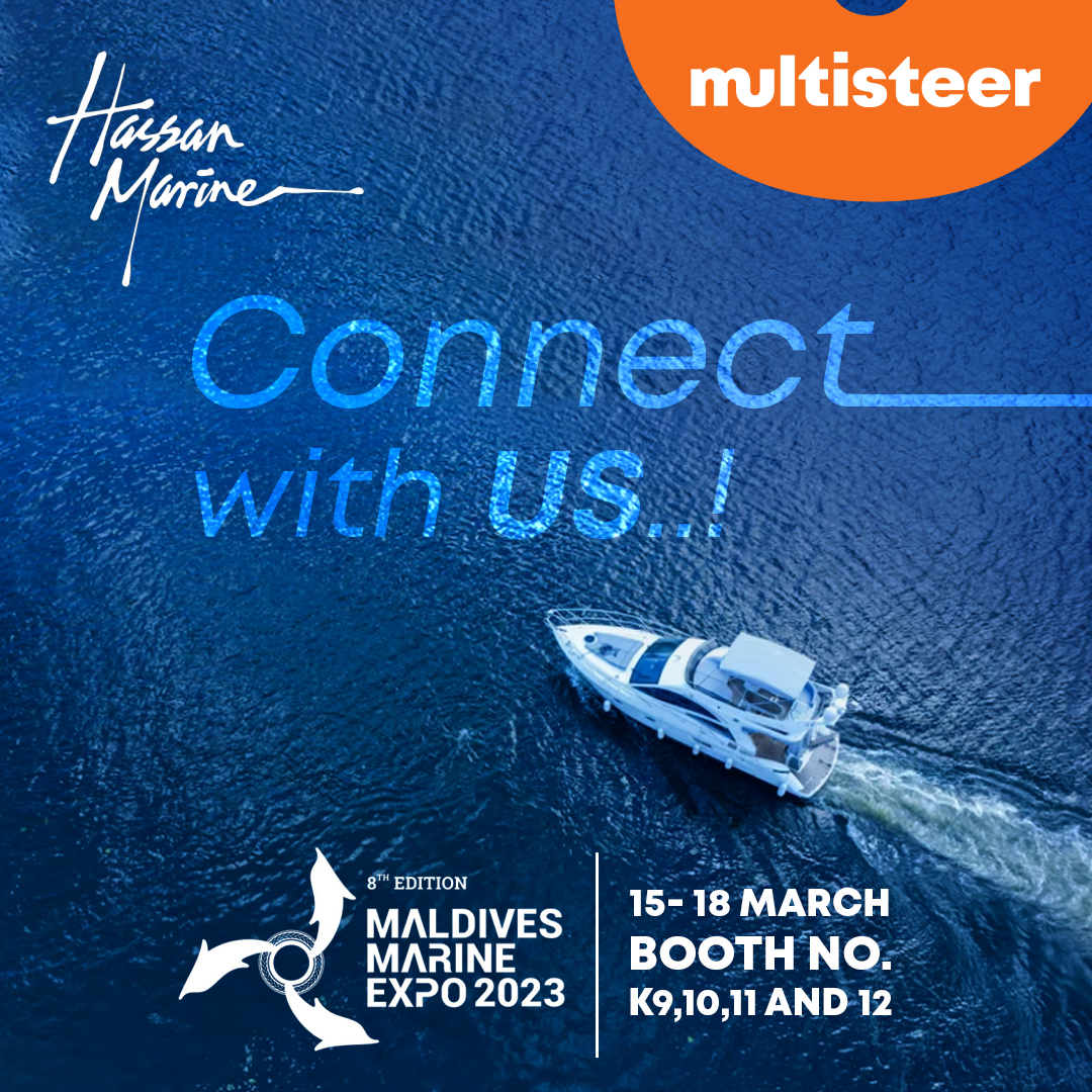 multisteer's tweet image. The Maldives Marine Expo 2023 is started officially and we're here exhibiting our latest and best marine products. Stop by our booth and say hello! 
.
.
.
.
.
#Multiflex #multisteer  #maldivesmarineexpo #boatshowtime #latestproducts #boatingcommunity
