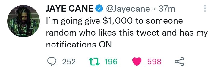 Entertain_001's tweet photo. @Jayecane Has always been on fam https://t.co/UIluf41ieG