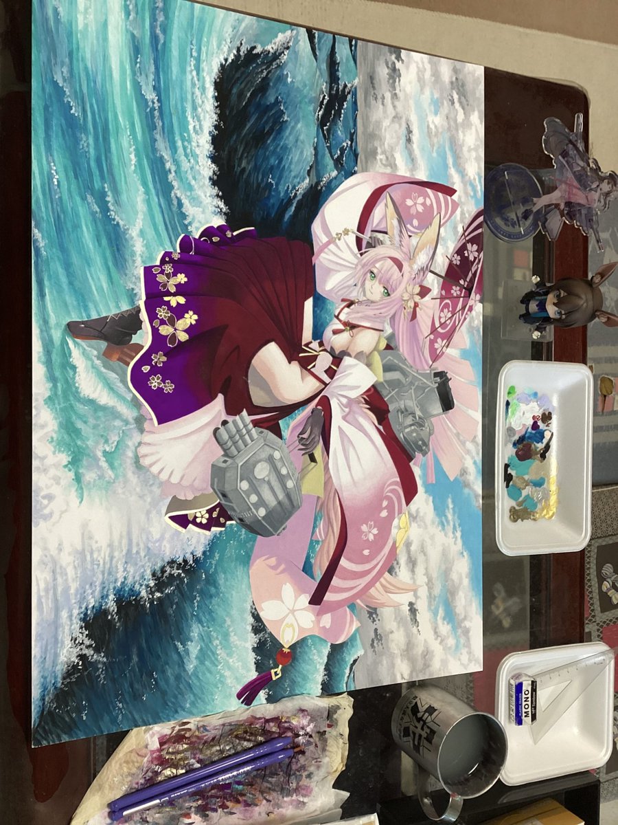 ミオリネ・レンブラン ,スレッタ・マーキュリー 「#これから絶対伸びるので今のうちにフォローしておいた方がいいですよアナログ描きな」|真オーゼ（(@_@))のイラスト