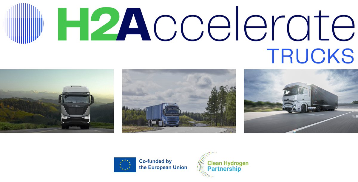 H2AccelerateEU's tweet image. The #H2Accelerate collaboration is proud to announce the #H2AccelerateTrucks project, which has acquired funding from the Clean Hydrogen Partnership to deploy 150 #hydrogentrucks across Europe 🎉🎉

Learn more: bit.ly/3YWVHXW