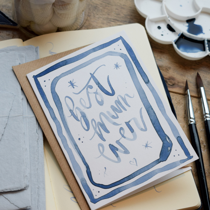 WildSeaCallig's tweet photo. Live tonight for my Patreon Manuscript membership. This cute and quick lettering tutorial for a little Mother's Day card βπ»
.
.
@patreon #patreonworkshop #patreoncreative #brushlettering #handlettered #watercolour #greetingscards #cardmaker #motherdaydiy https://t.co/XTCeN0E8hk