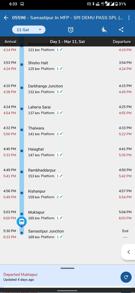 chandank085's tweet photo. 1 din train late ho to ye smjha ja sakta hai ki koi problem hoga. But agar train 1 bhi din time pe nh aati ho to @spjdivn ko wakai dhyan Dene ki jarurat hai.
@ECRlyHJP @RailMinIndia https://t.co/79uQbrjm4m