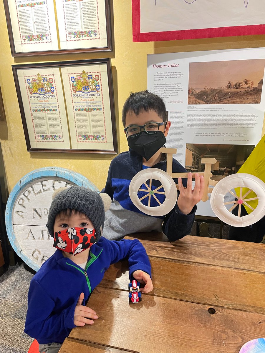 Thank you Ever and Archer for visiting us on Family Day! 

Stop by on #MarchBreak for drop-in kids crafts!
Make Popsicle Bicycles, Streamers and License Plates!