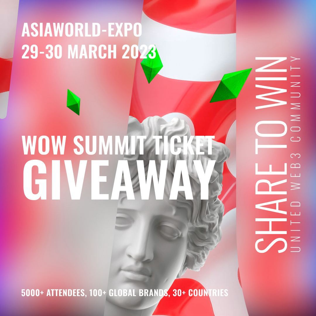 Psssst❗WIN your ticket to #WOWHongKong! 🔥 It's easy: - Share 3 posts by WOW Summit on any of our social channels and tag us; - Fill in this form 👉 loom.ly/M3_Ykc4 Links: loom.ly/kRpwjjk loom.ly/1jygKvw loom.ly/YT0tK-0 loom.ly/u8hTKgw