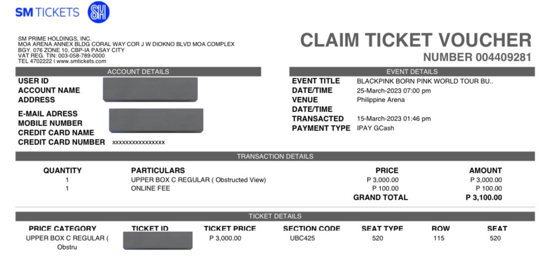 mymingoo0's tweet photo. wts lfb | helping a friend 

(3) UBC REG BORN PINK MANILA BULACAN TICKETS DAY 1 

(1) UBC 425 
(2) UBC 410 

meetup around metro manila 

rfs: extra

same price lang! dm if interested! 
#BORNPINKINMANILA_BULACAN
#BORNPINK 

BORN PINK IN MANILA D1 https://t.co/G9b2M31kAc