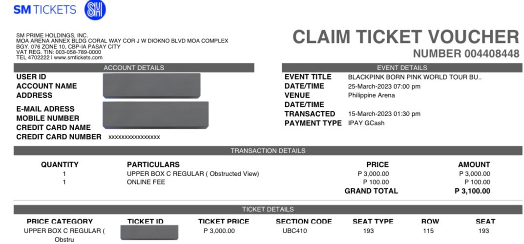 mymingoo0's tweet photo. wts lfb | helping a friend 

(3) UBC REG BORN PINK MANILA BULACAN TICKETS DAY 1 

(1) UBC 425 
(2) UBC 410 

meetup around metro manila 

rfs: extra

same price lang! dm if interested! 
#BORNPINKINMANILA_BULACAN
#BORNPINK 

BORN PINK IN MANILA D1 https://t.co/G9b2M31kAc