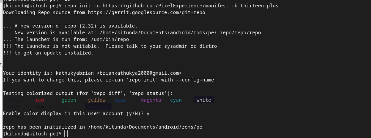 kathukya_brian's tweet image. Building my first ever custom ROM. Excited for this challenge

#pixelexperience
#customroms
#aosp