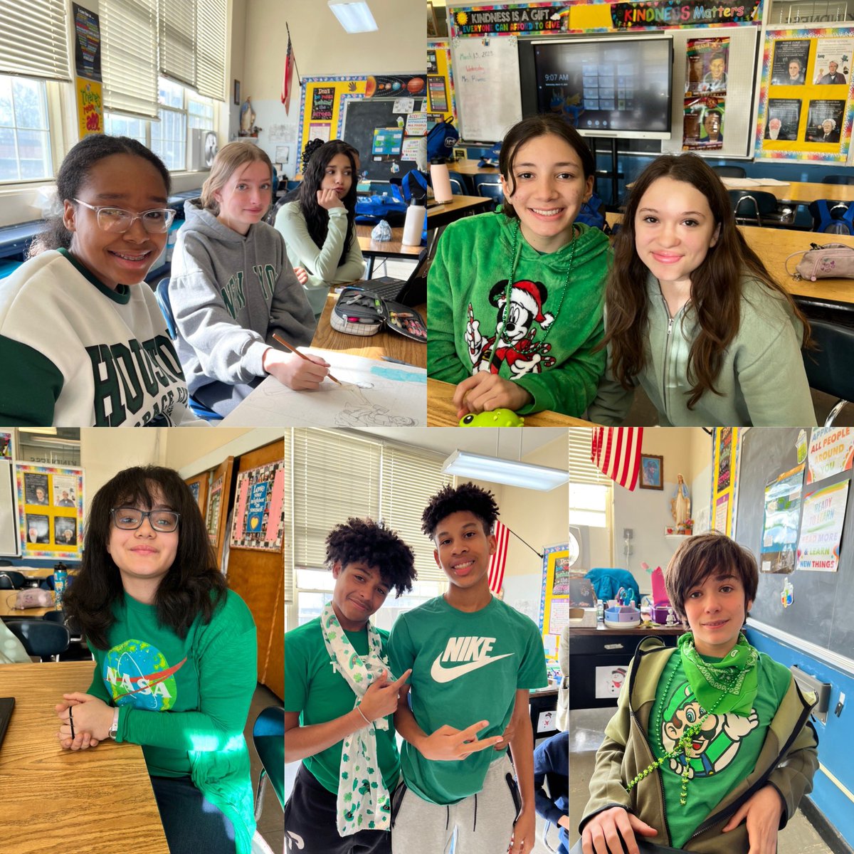 Wearing ‘O the Green in anticipation of St. Patrick’s Day ☘️💚 #IrishHeritageMonth @icschool_online