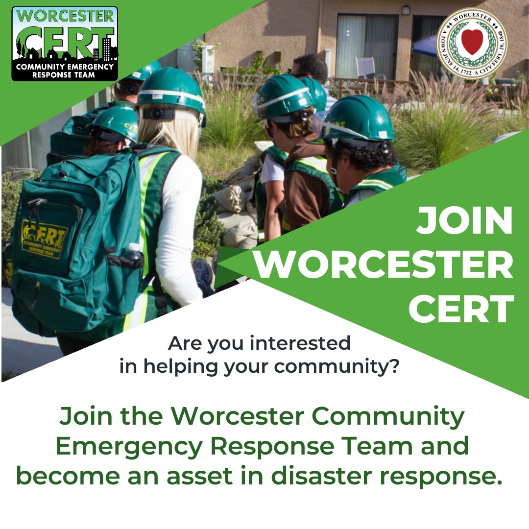 City of Worcester on Twitter "Join the Worcester Community Emergency