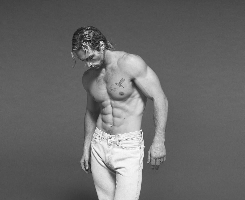 Aaron Taylor-Johnson photographed by Mert and Marcus for Calvin Klein