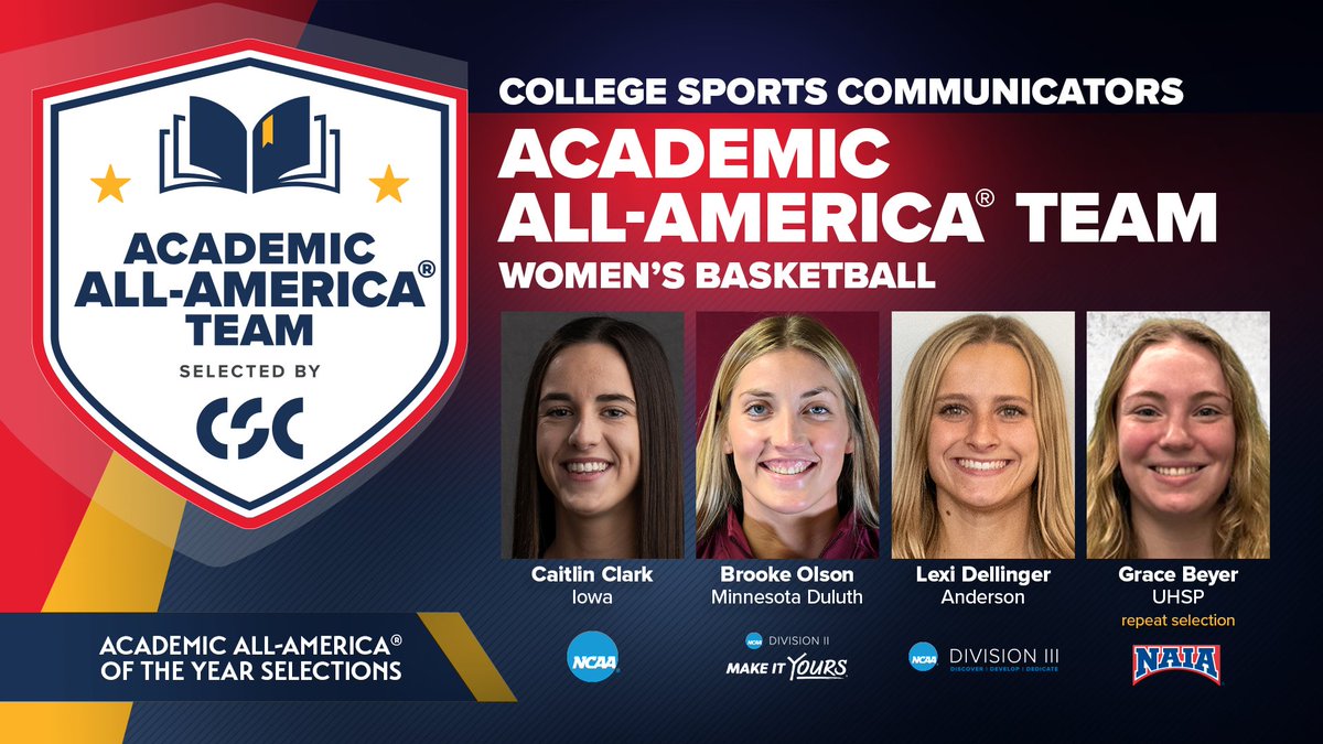 Academic All-America®, selected by CSC tweet media