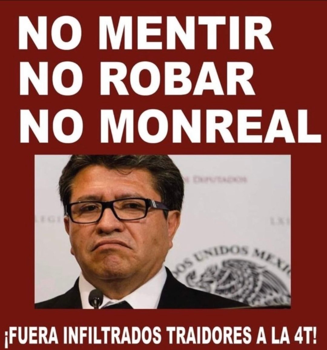 catrina_nortena's tweet photo. #FueraElJudasDeMonreal 
Ya es hora de limpiar a Morena y Correr a Todos los TRAIDORES... https://t.co/qlU8cv2N9e