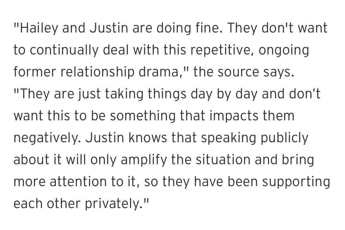 jarianaoutdid's tweet photo. Justin and Hailey Bieber finally has spoken out about the drama https://t.co/BjLELxLuMD