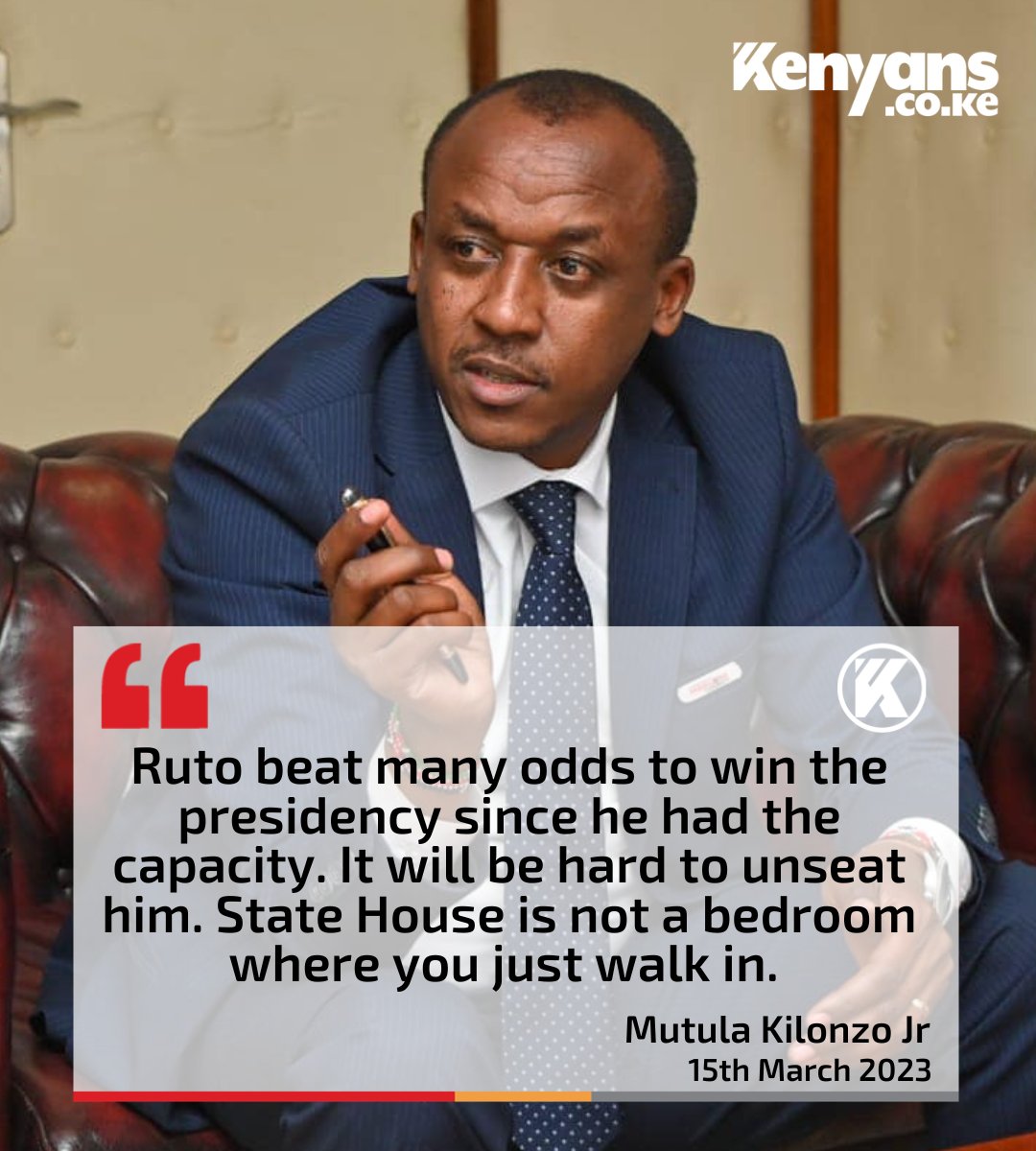 Governors like Mutula Kilonzo of Makueni and George Natembeya of Trans Nzoia despite being Azimio have shown the way. We will not follow Raila Odinga blindly. We will not storm state house. We will not participate in Maandamano. 
@Natembeya_G @SenMutula @RailaOdinga #Maandamano