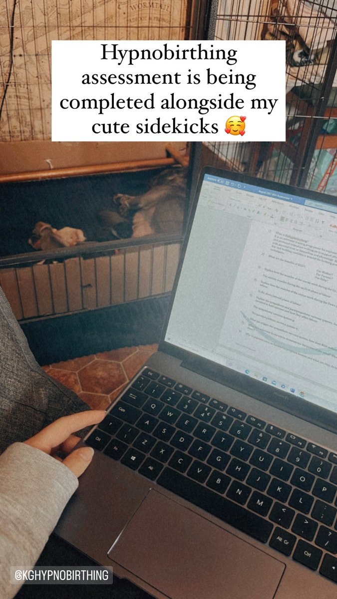 BethFrammingham's tweet photo. Final push to get my @hypnobirthing certificate to teach Hypnobirthing and then will be able to start doing so @QEHMaternity too 🥰 #hypnobirthing #promotephysiology https://t.co/qp9uQgDRa9