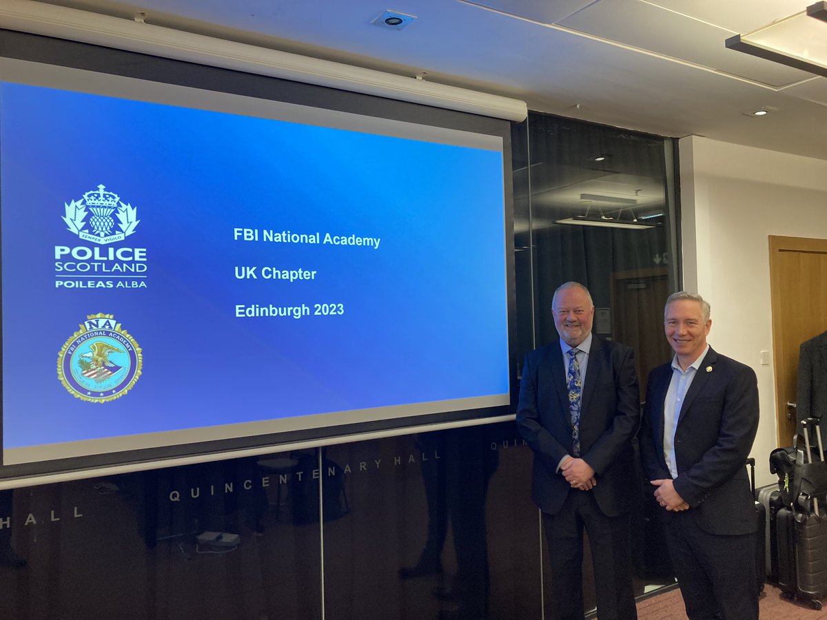 William Graham (@drwillgraham1) on Twitter photo Delighted to be invited to talk to the UK senior police cohort of the FBI National Academy at the Surgeons Hall in Edinburgh today on my work in violence reduction. <a href="/AbertayUni/">Abertay University</a> <a href="/vruscotland/">Scottish Violence Reduction Unit</a> Delighted to be invited to talk to the UK senior police cohort of the FBI National Academy at the Surgeons Hall in Edinburgh today on my work in violence reduction. <a href="/AbertayUni/">Abertay University</a> <a href="/vruscotland/">Scottish Violence Reduction Unit</a>
