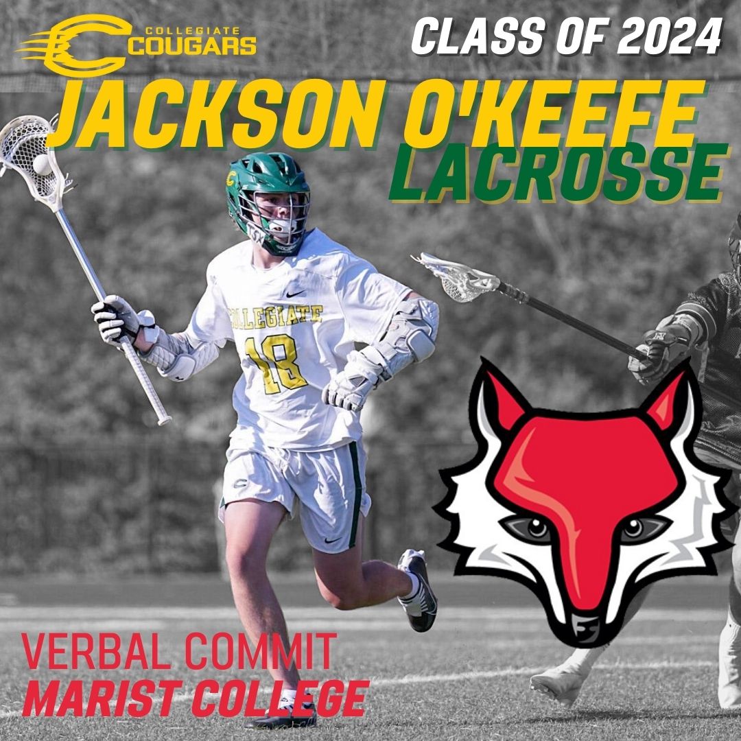 CougarsRVA's tweet photo. Congratulations to Jackson O'Keefe '24 on his commitment to play @Marist_MensLax https://t.co/7JLcf6UN8e