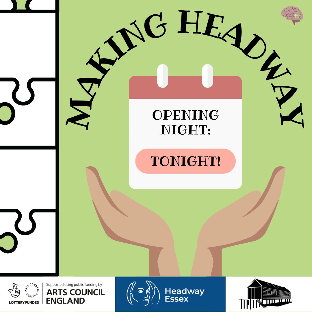 "Making Headway" opens TONIGHT at the Dixon Studio, Palace Theatre Westcliff in Southend at 8pm 🧠 🙌 

Don't miss out on the chance to see this fantastic piece of original theatre, limited tickets are still available 🎟