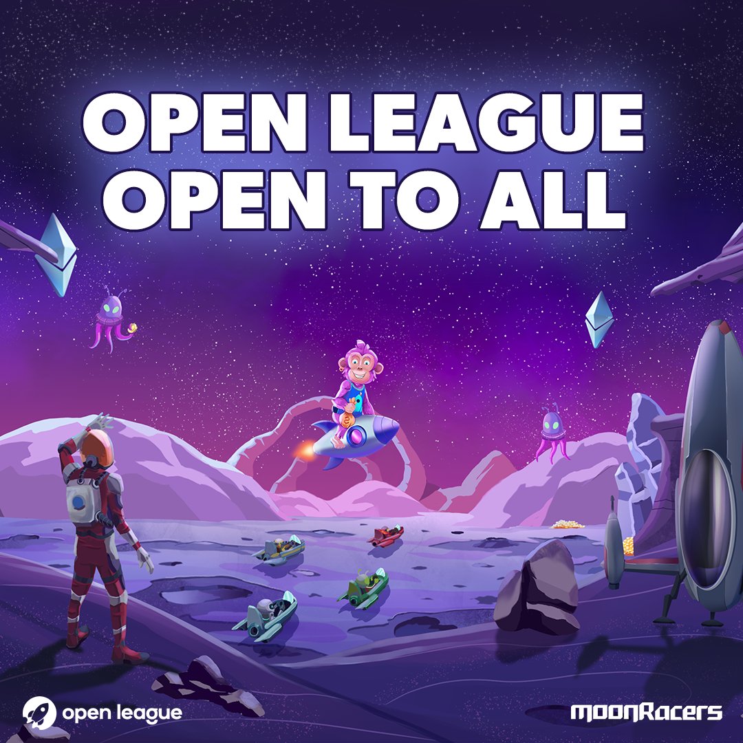moonracersnft's tweet photo. Ready to play BIG? 🚀
Open League brings you a world of endless possibilities. Let’s make gaming history together.
The future is now!
#OpenLeague #P2E #ETHfuture #BlockchainGaming #GamingCommunity #Web3Revolution #Web3Future #NFTGame #ByeBoringGames https://t.co/GTMpl8rlDL