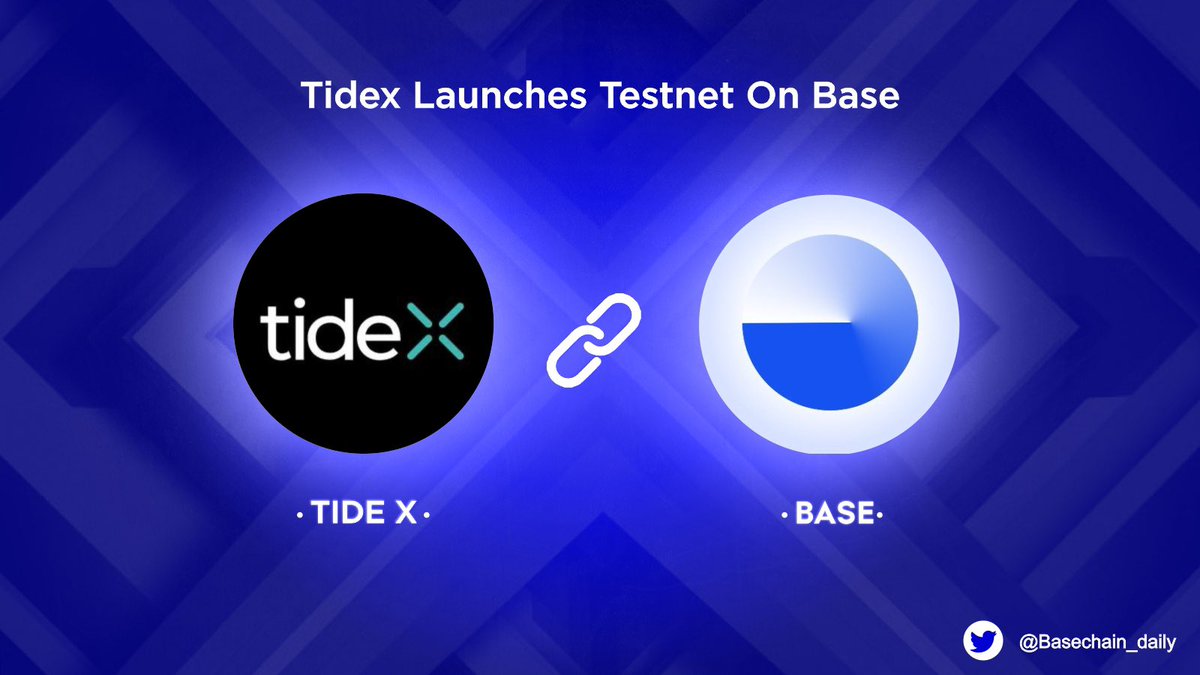 BaseChain_Daily's tweet photo. 🔵@tideexchange incentivized testnet is now on @BuildOnBase.

@tideexchange is an omnichain dex that allows synthetic contracts, real yield multi-chain collateral without bridges or swaps.

🔊Testnet users can now use Base as collateral while trading on an alternative blockchain. https://t.co/NIpDKgxNxc