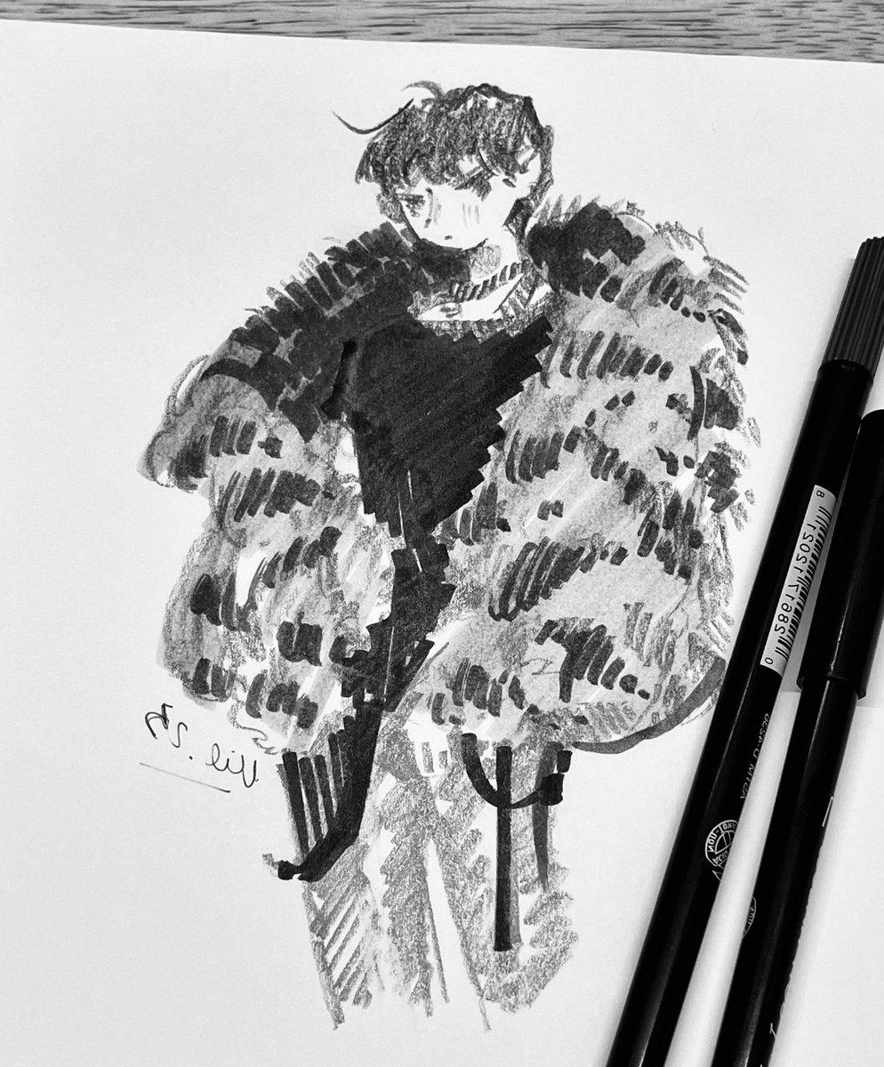 Back it up sketches #inkdrawing 