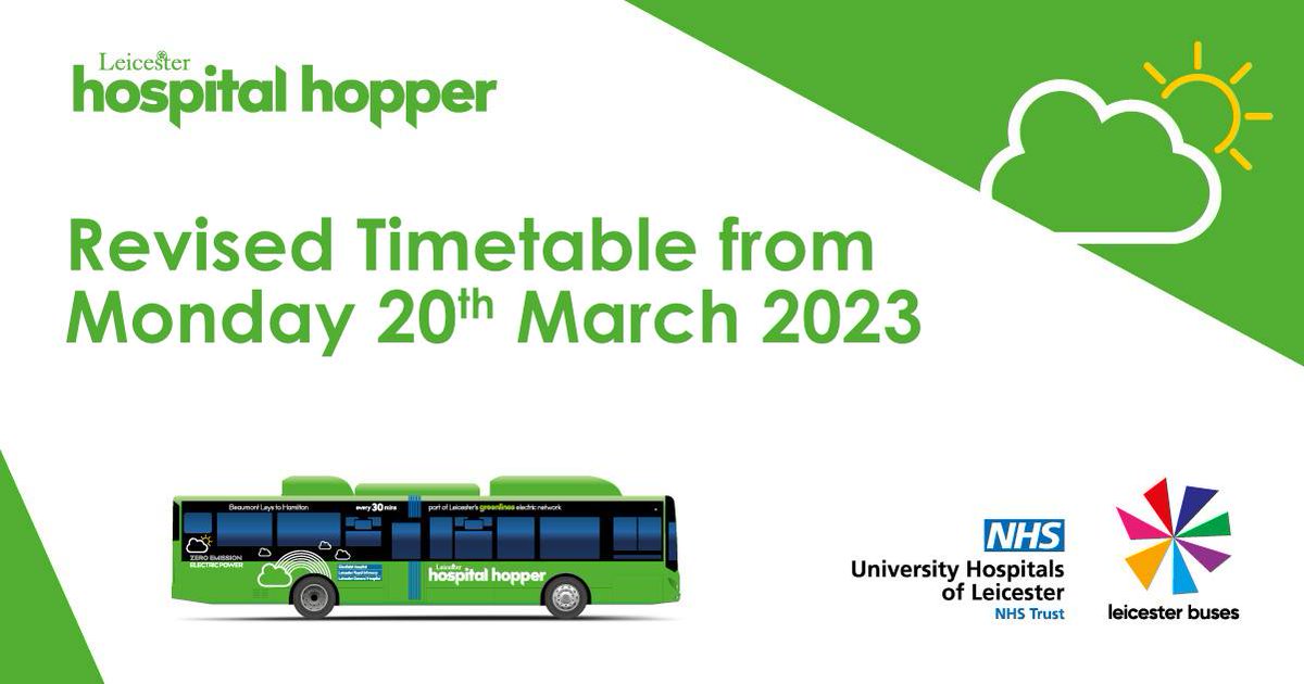 CentrebusLive on Twitter "We are making changes to the Hospital Hopper timetable to improve