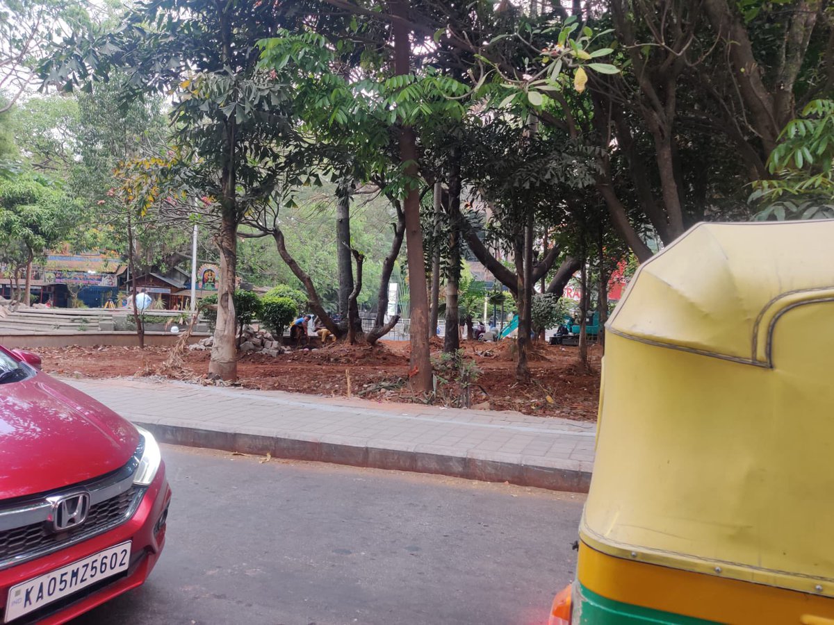 #MayoHall Shd we worry? Any idea what's going on at the Fr. Ferdinand Kittel park in front of #MayoHall? Friend just drove past and there is a JCB digging the park up and the fencing seems to have gone.Are they removing the park, fence, obstacle?