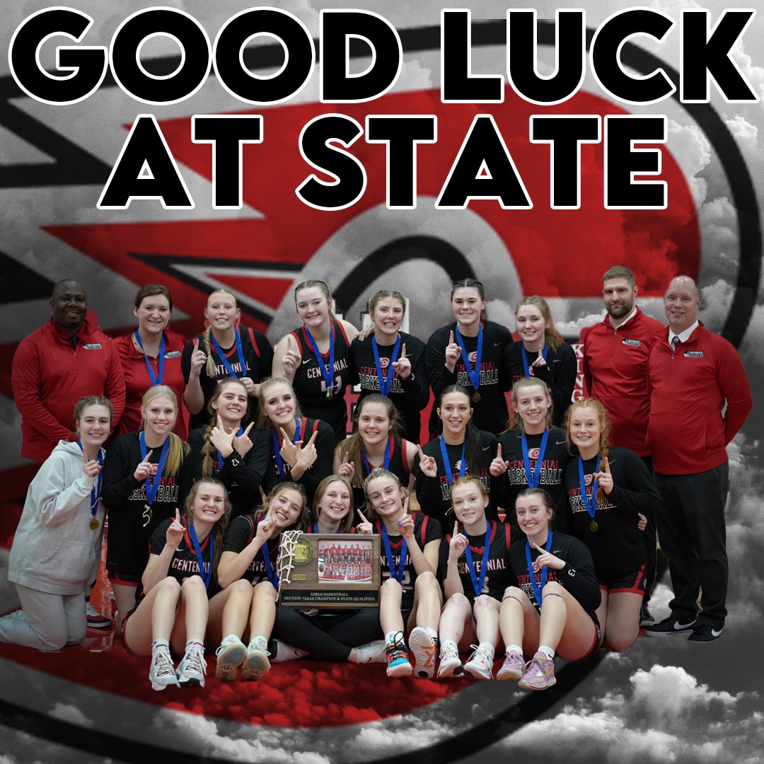 CentCougBball's tweet photo. Good luck to @CentennialBBall today at the state tournament!!! Get it done!!! #NotmeButwe https://t.co/UJjUBzyTlm