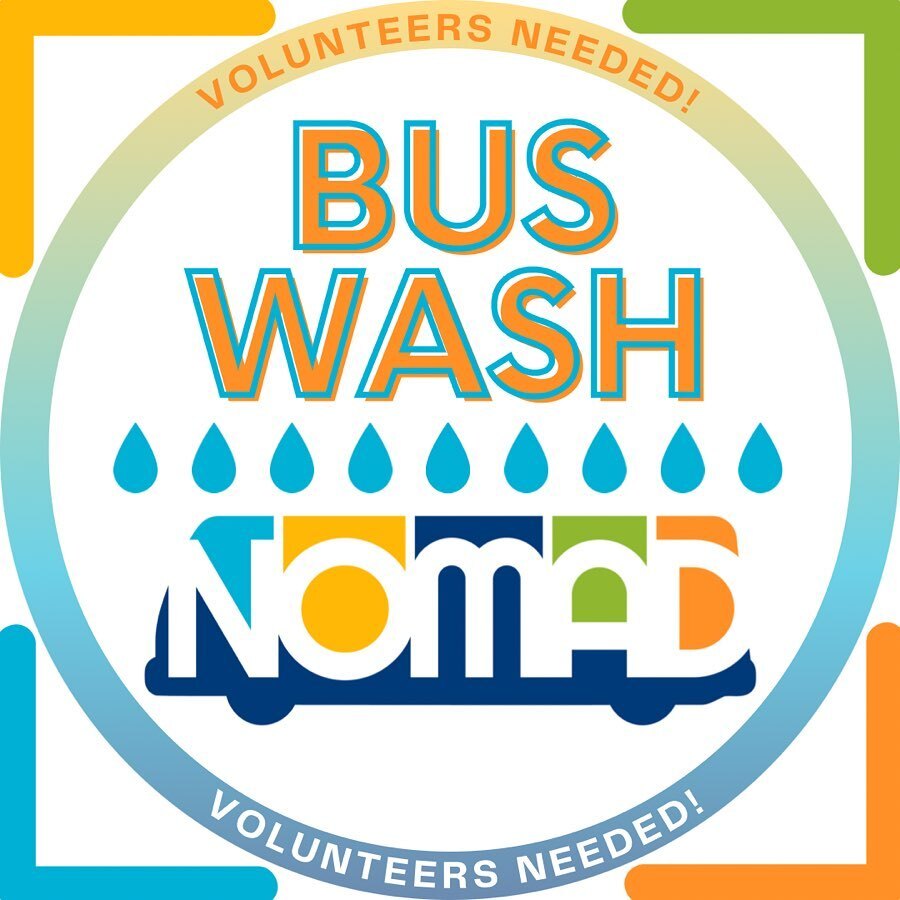 NOMADartbus's tweet photo. We are taking the Rolling Studio to our friends at one of @rclubchildcare locations, and we need your help to give them a blank canvas to paint on. Stop by today and help the NOMAD team clean the bus! 
_______
💧Bus Wash Wednesday💧
Volunteers needed M… https://t.co/GzBjgvMc5e https://t.co/olCVivBO9g