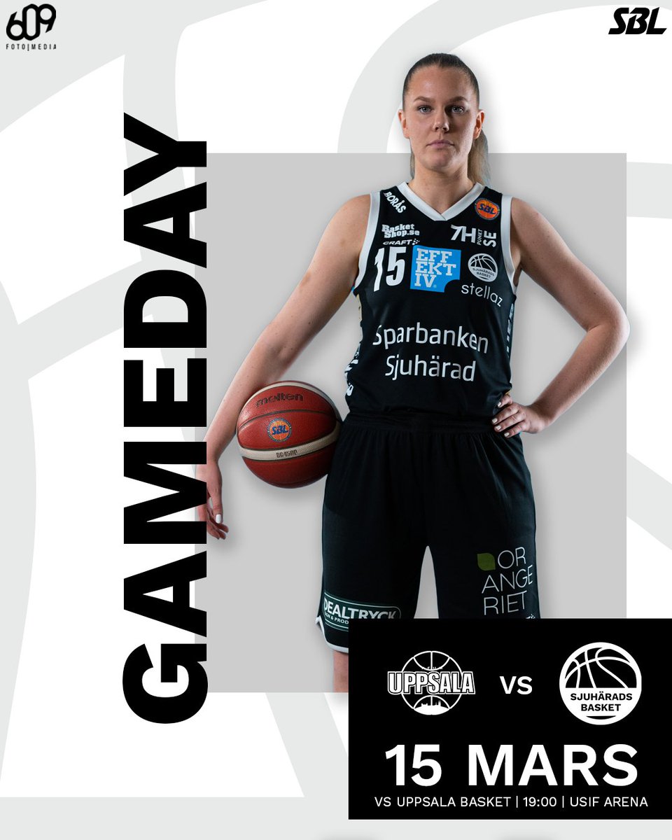 Idag är det uppkast mot Uppsala vid 19:00 på bortaplan! Såklart vill vi avsluta säsongen på bästa sätt 💪 Se matchen på sbldamplay.se 📺

🏆 SBL Dam
🏀 Uppsala Basket - Sjuhärads Basket
🏟 USIF Arena
🗓 15 mars, 19:00
📺 sbldamplay.se

#sjuhäradsbasket #sbldam
