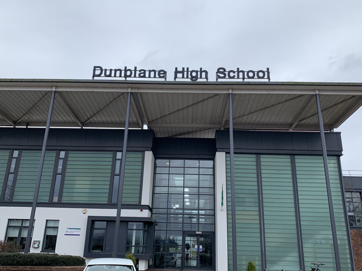 Dunblane Primary on Twitter "RT barbaragray58 A real pleasure to be filming at Dunblane High