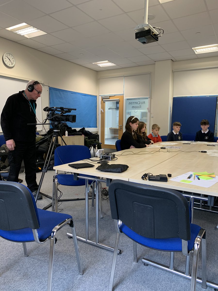 Dunblane Primary on Twitter "RT barbaragray58 A real pleasure to be filming at Dunblane High