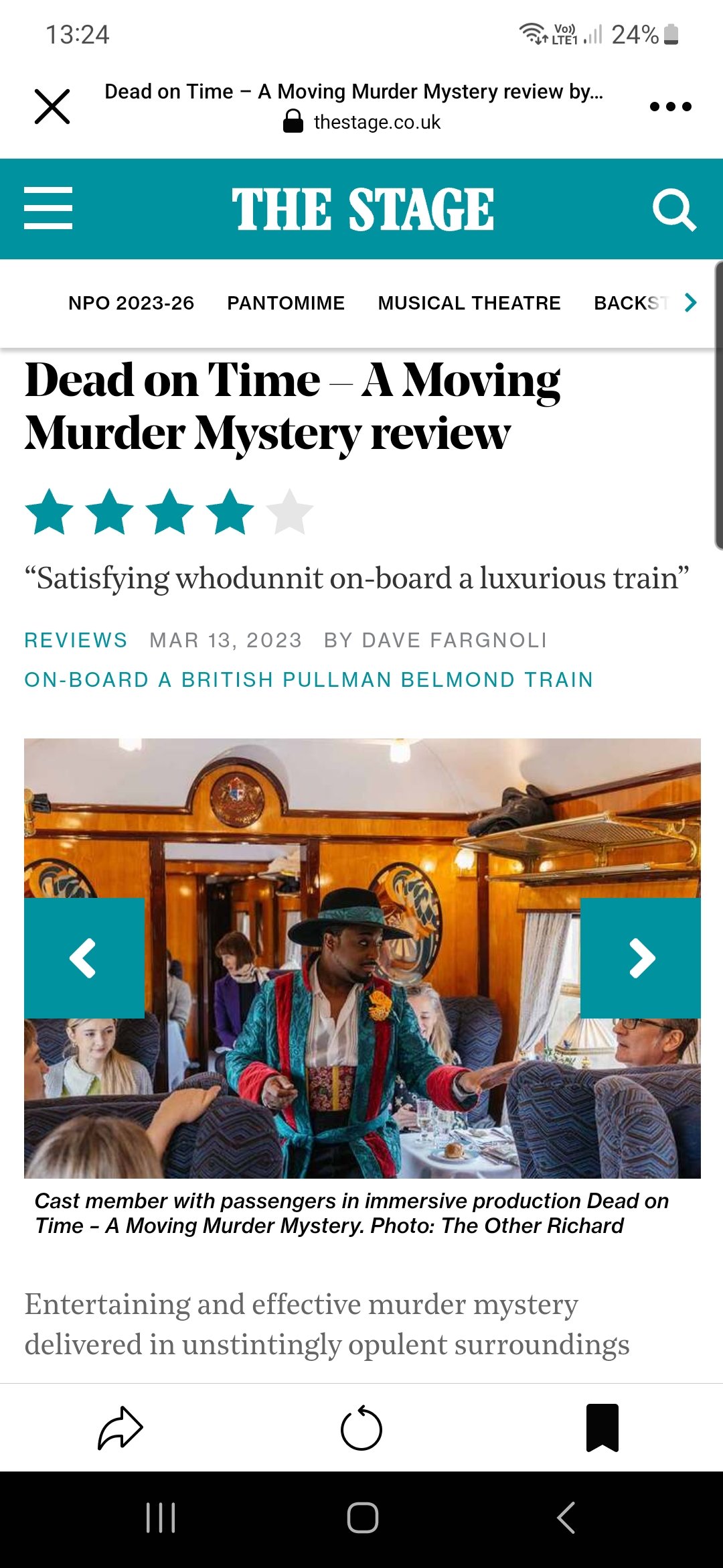 Belmond Murder Mystery