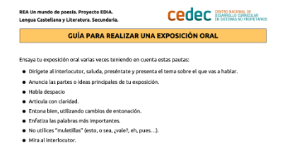 CeDeC_intef's tweet photo. ▶️ Por equipos investigaremos sobre un autor clásico, se presentará al resto de la clase y se publicará en el blog.
▶️ Elaboraremos una línea del tiempo o eje cronológico de la poesía desde la Edad Media hasta el siglo XVII con la aplicación #Timetoast
https://t.co/pDbzJXcsF4
➡️ https://t.co/m95u1uk1Mz
