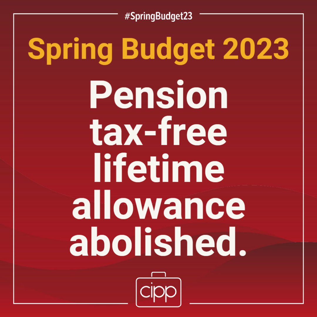 CIPP_UK's tweet photo. Budget update: Abolition of the pensions lifetime allowance.
#SpringBudget23 #Budget2023 #CIPP #BePayroll #PayrollCareers #CIPPPolicyTeam #BringingYouTheBudget https://t.co/uD313ce0jZ