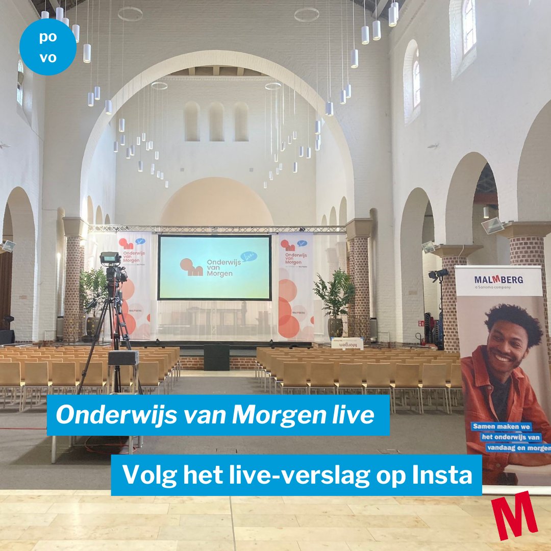 Het is zover! Om 15 uur gaan we live met het @onderwijsvanmorgen live event vanuit het @leerhotelklooster! Volg het online live verslag in de stories op instagram: bit.ly/3kCrFKk