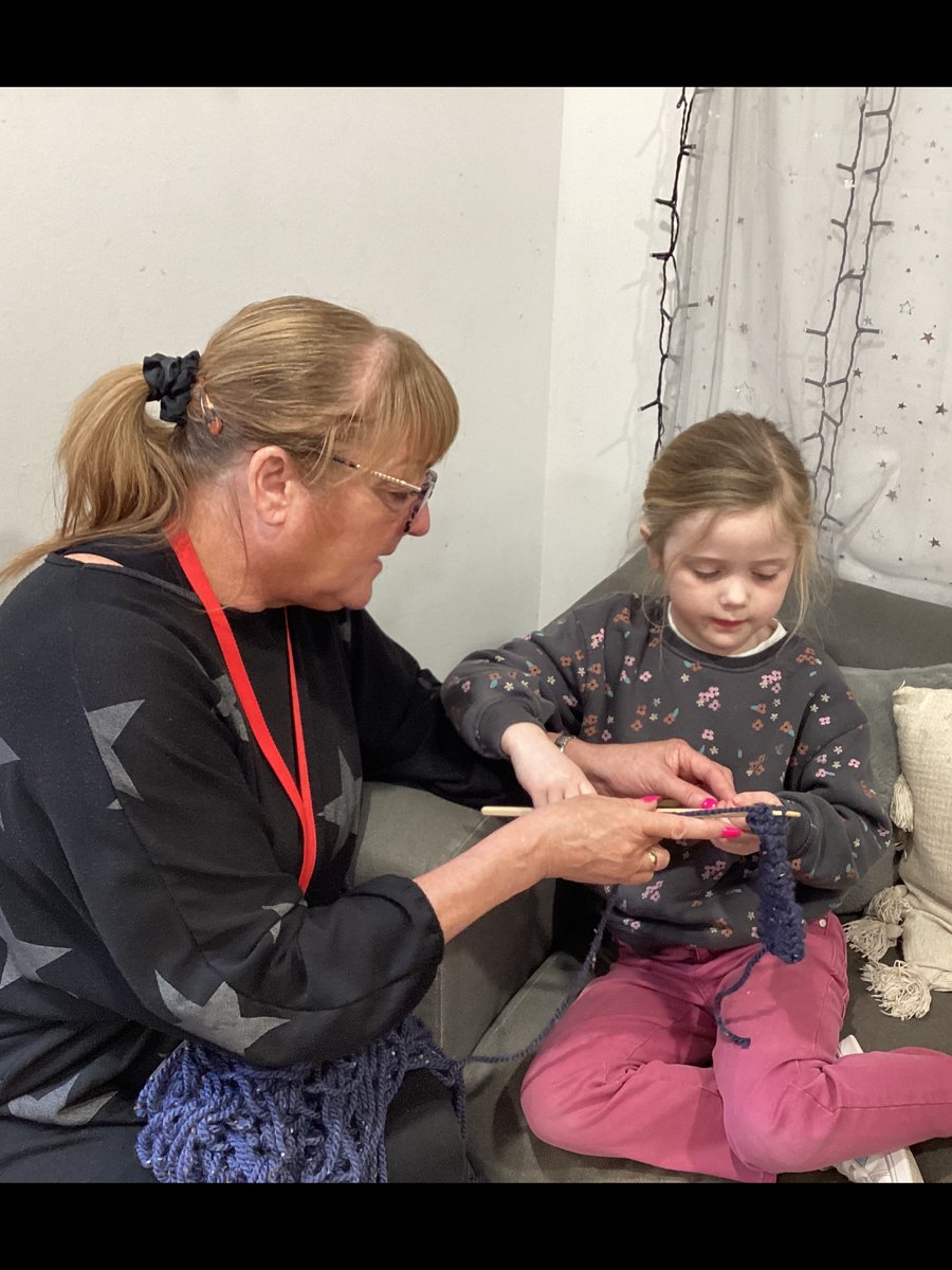 Menstrie ELC (@menstrieelc) on Twitter photo M “ Can I knit a scarf and take it home?”
M learning new skills when knitting. She was counting stitches, counting rows, improving numeracy while building her sense of accomplishment @ELCCclacks M “ Can I knit a scarf and take it home?”
M learning new skills when knitting. She was counting stitches, counting rows, improving numeracy while building her sense of accomplishment @ELCCclacks