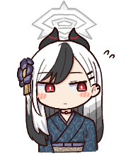 絵チャで描いた晴れ着カヨコ#ブルアカ 