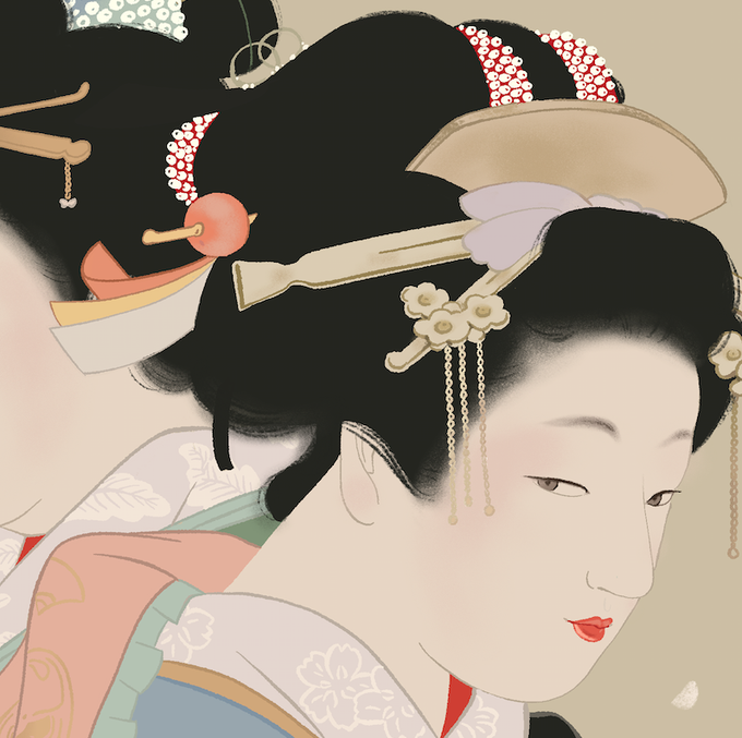 Sneak peek of my piece for 's "Classics But Make it Gay"  