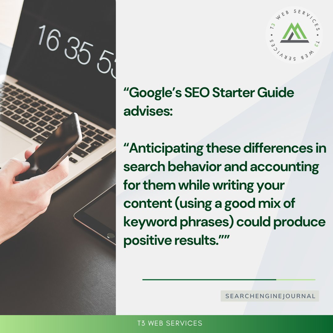 T3WebServices's tweet photo. "As for the content, the SEO starter guide advises writing and optimizing for a readers needs."
https://t.co/ikUcU0bXky

#digitalmarketing #marketingdigital #entrepreneur #marketing #businesstips #marketingtips #marketingstrategy #business #marketingnews https://t.co/RWSJR8b9GZ