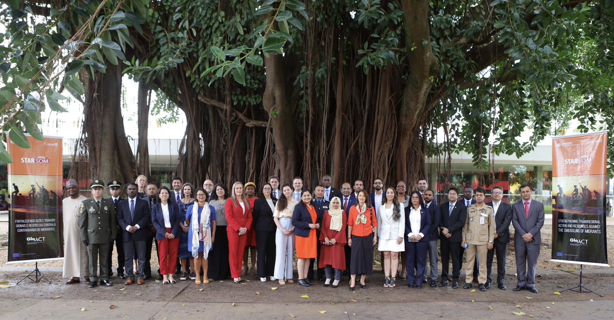 #STARSOM is in Brazil 🇧🇷!
 
More than 30 prosecutors &amp; representatives of law enforcement &amp; police agencies from countries along smuggling routes between South Asia, West Africa, South, Central &amp; North America are here.