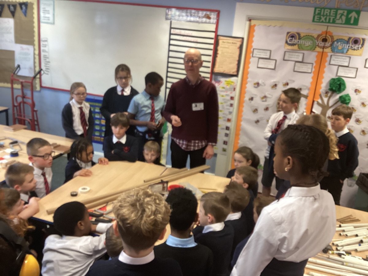 Year 4 are having an afternoon of creation and Tinkology with <a href="/BoffinProjects/">Boffin Projects</a>…firstly, learning how to use tools properly- safety first! #BSW2023