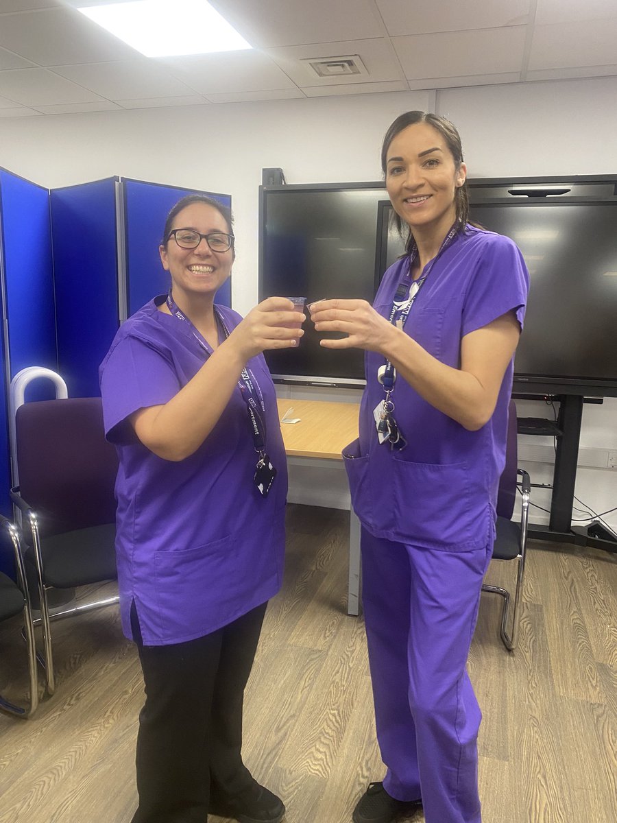 TJG247's tweet photo. Fantastic work with @NUHDREEAM this morning making & trialling thickened drinks with @NUHNursing @QMCEDACP @teamEDnuh as part of #SwallowAware2023 #swallowawarenessday and the #SLTinED pilot https://t.co/kS0t4rCz5Q